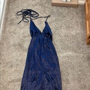 Elegant Navy Blue Dress